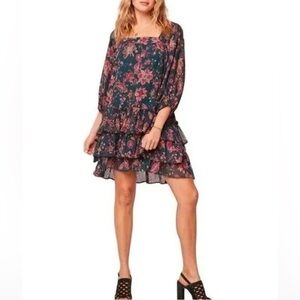 NEW Band of the Free (use to be Band Of Gypsies) Mandy Floral Long Sleeve Dress